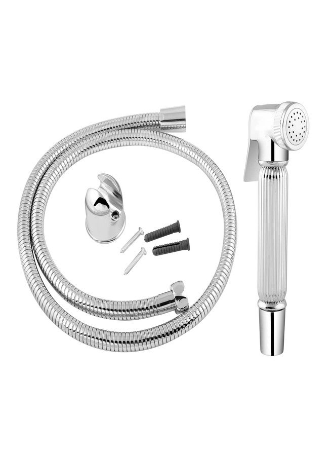 Somany Bathware Somany Unique Health Faucet Brass with SS Tube & Wall Hook - Image 4